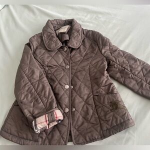 Burberry Diamond Quilted Nova Check Girls Jacket 8Y/128cm